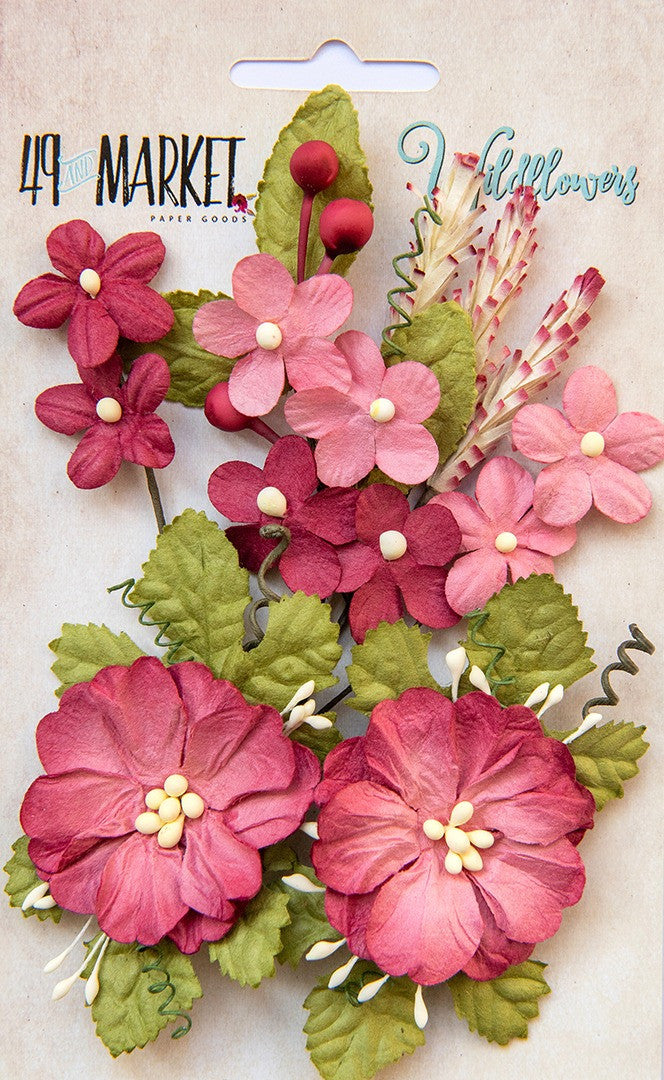 49 en Market Wildflowers Scarlet